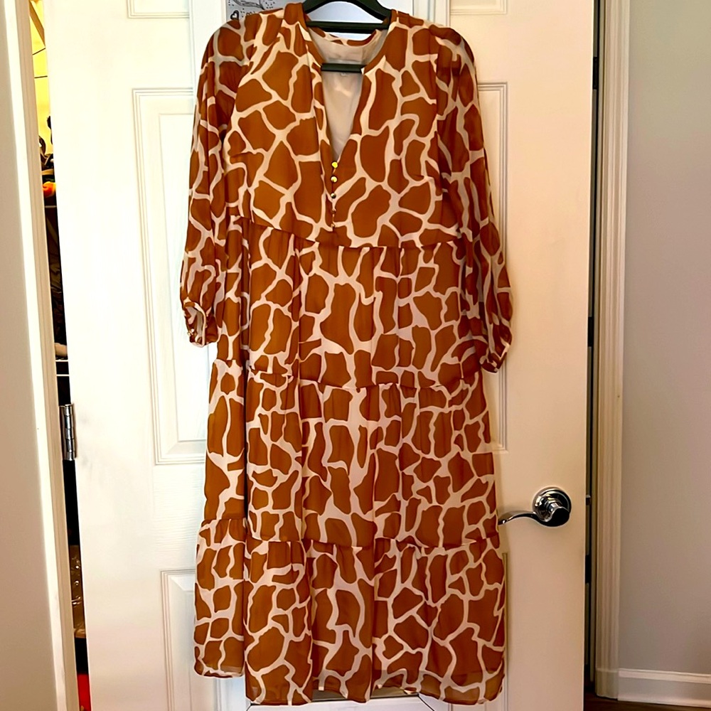 Like new (worn once) Fun Giraffe Print Dress